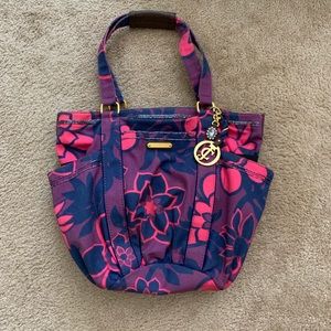 Juicy Couture canvas tote with pockets